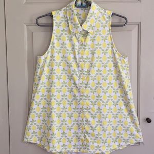 JMcLaughlin sleeveless collared shirt